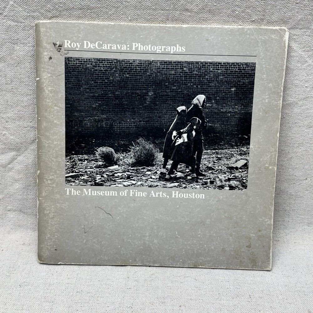 Roy DeCarava Photo Exhibition Catalog 1975 Museum of Fine Arts Houston Signed